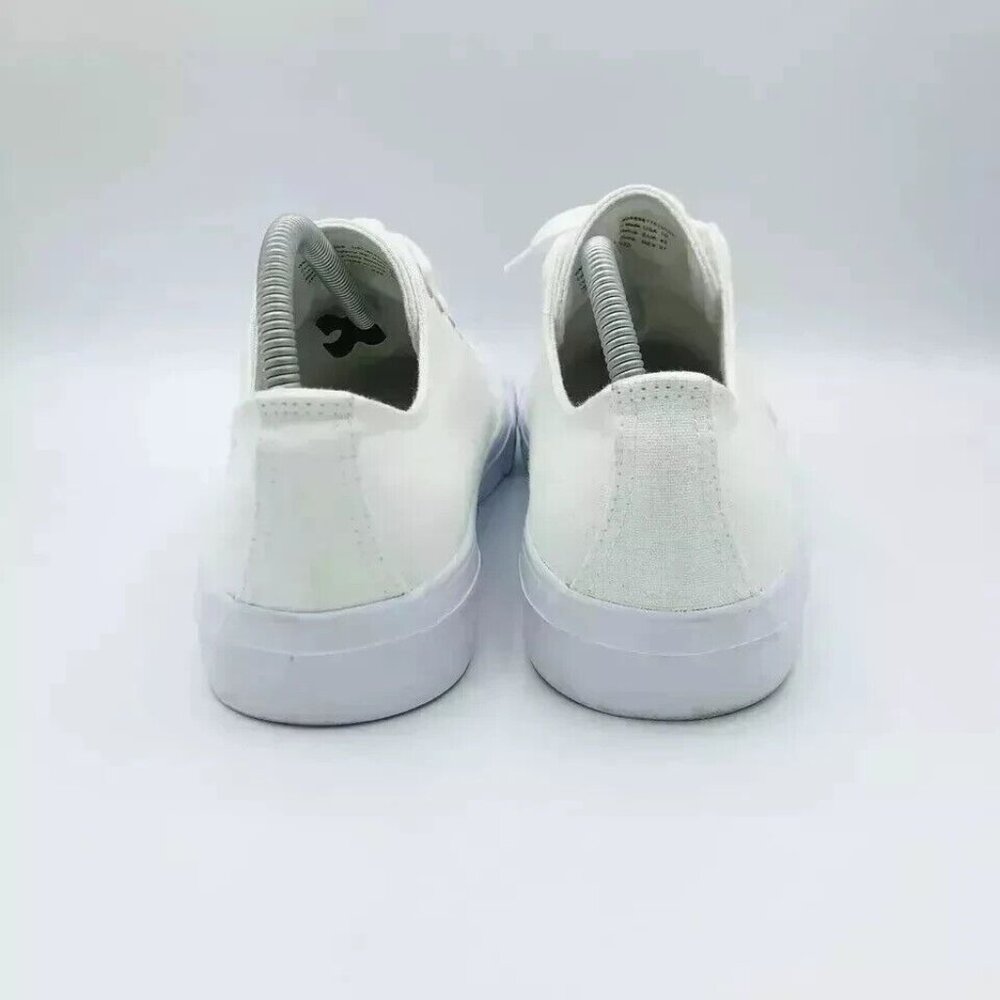 No Boundaries Shoes Womens Size 10 Canvas White Sneaker Comfort Shoe Lace Up - Picture 7 of 11